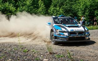 David Higgins sliding to victory at STPR 2015 David Higgins sliding to victory at STPR 2015